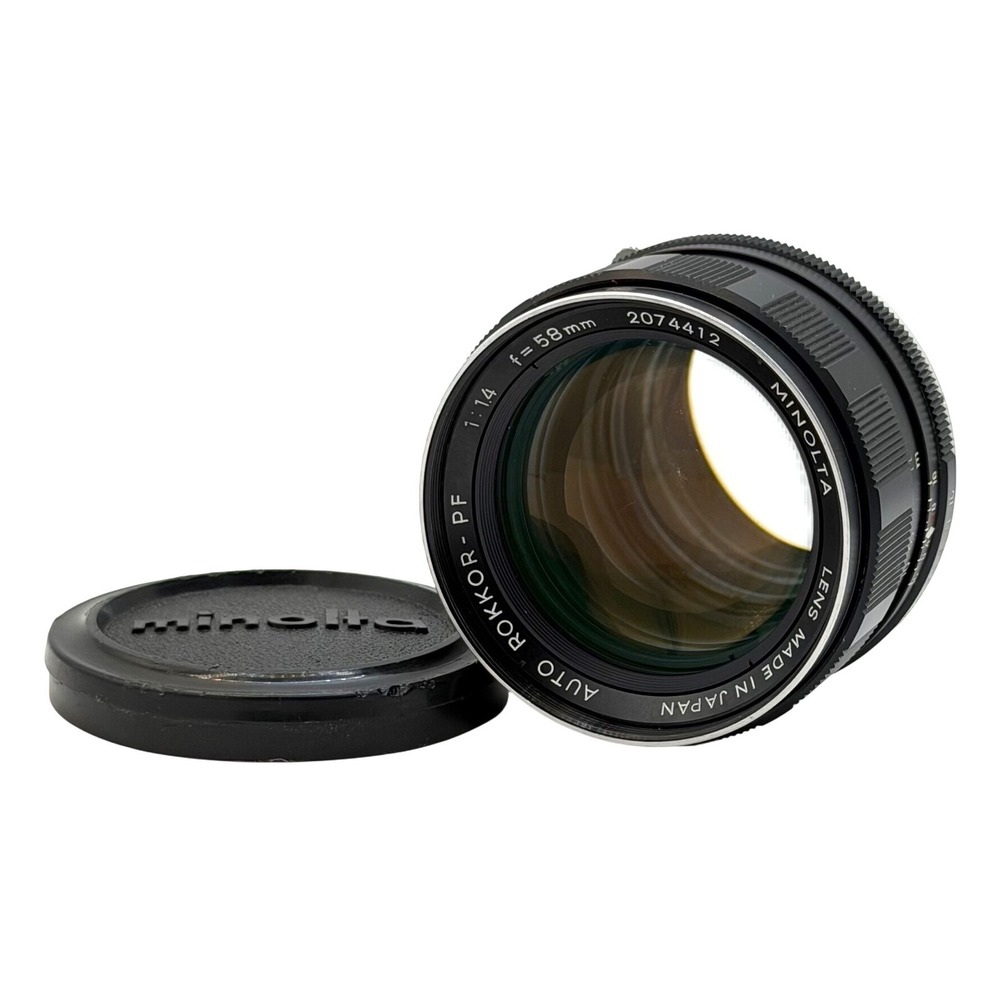 Minolta‎ Auto Rokkor-PF 58mm f1.4 Manual Focus Lens SR Mount Vintage Fungus
